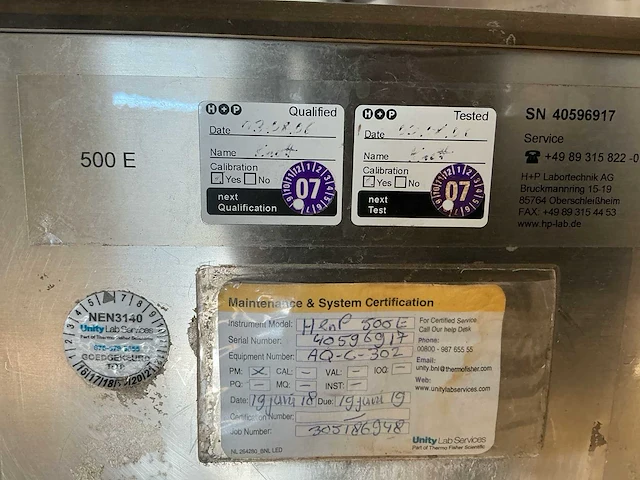 Varioklav 500e laboratorium-autoclave / stoomsterilisator - afbeelding 14 van  19