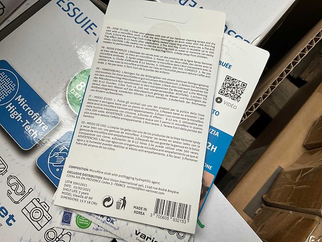 Varionet anti-fog doekjes - afbeelding 3 van  4