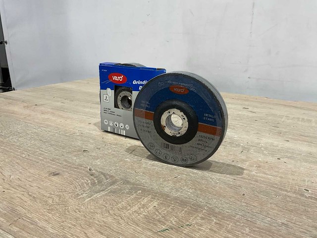 Varo - 125x6x22.2 mm - slijpschijf metaal 125 mm (12x) - afbeelding 1 van  5