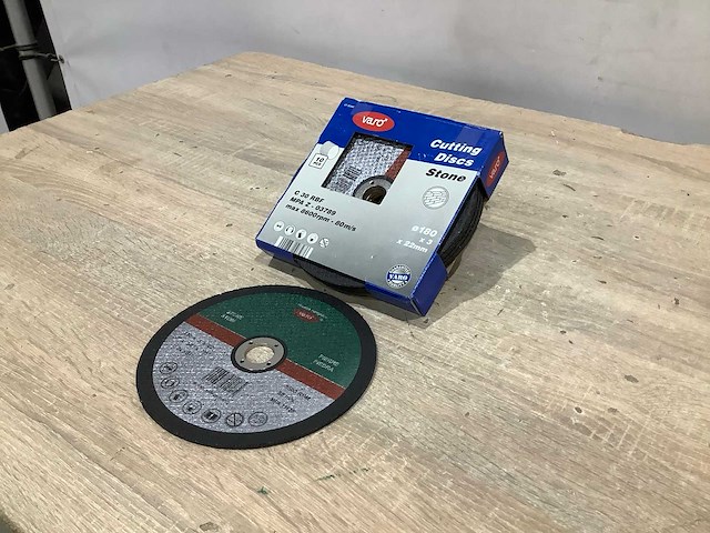 Varo - 180x3x22 mm - slijpschijf 180 mm steen (40x) - afbeelding 1 van  6