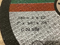 Varo 180x3x22 mm slijpschijf 180 mm steen (40x) - afbeelding 4 van  4