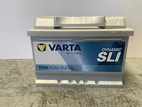 Varta - dymaic sli - 12v 60ah - accu - afbeelding 5 van  5