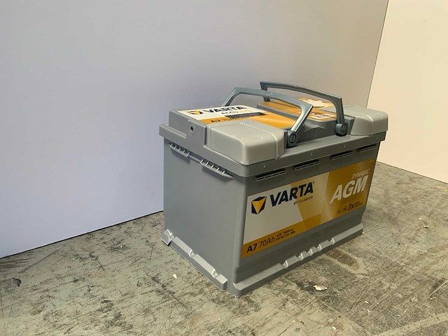 Varta - dymamic agm - 12v 70ah - accu - afbeelding 3 van  6