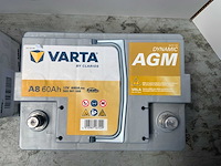 Varta - dynamic agm - 12v 60ah - accu (2x) - afbeelding 4 van  5
