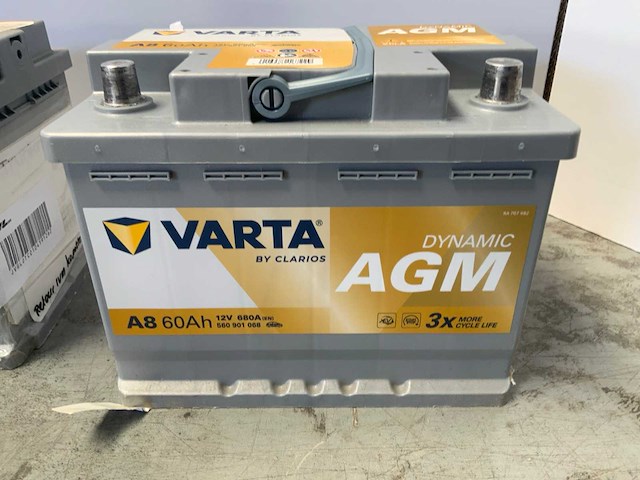 Varta - dynamic agm - 12v 60ah - accu (2x) - afbeelding 5 van  5