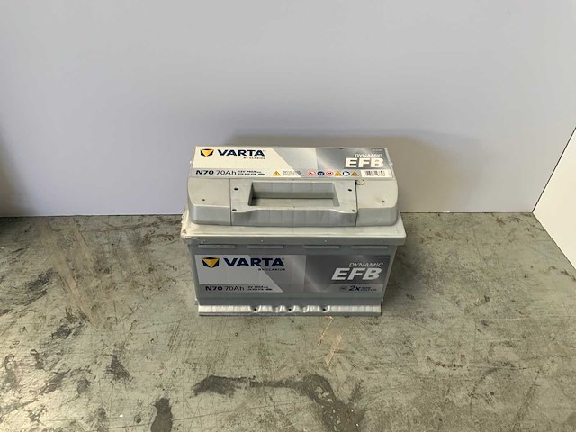 Varta - dynamic efb - 12v 70ah - accu - afbeelding 1 van  4