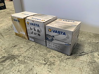 Varta - tx14-r / tx12-4 - 12v 12ah / 12v 10ah - accu's (3x) - afbeelding 2 van  6