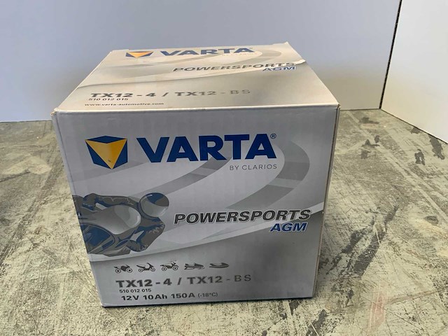 Varta - tx14-r / tx12-4 - 12v 12ah / 12v 10ah - accu's (3x) - afbeelding 5 van  6