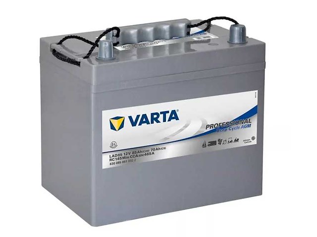 Varta lad85 12v 85ah agm deep cycle accu (10x) - afbeelding 1 van  7