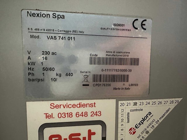 Vas / corghi - 2019 - 741 011 master jolly - banden demonteer apparaat middenopspanning - afbeelding 13 van  13