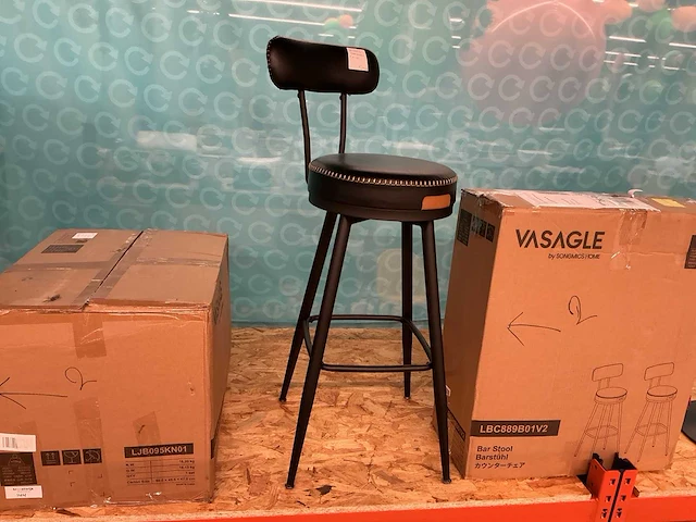 Vasage barkruk (2x) - afbeelding 1 van  3