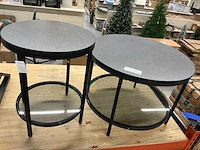 Vasagle bijzettafel (2x)