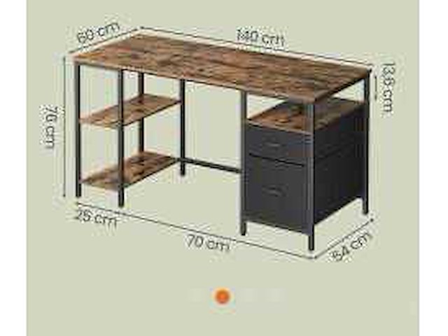Vasagle bureau - afbeelding 1 van  1