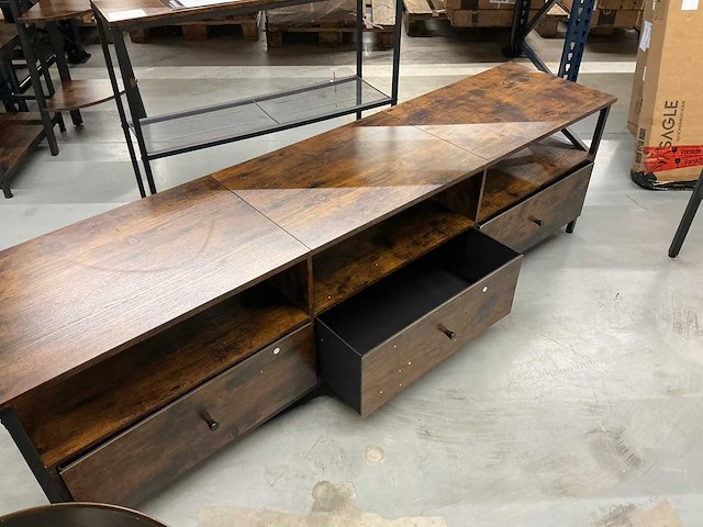 Vasagle tv meubel en side table - afbeelding 1 van  2