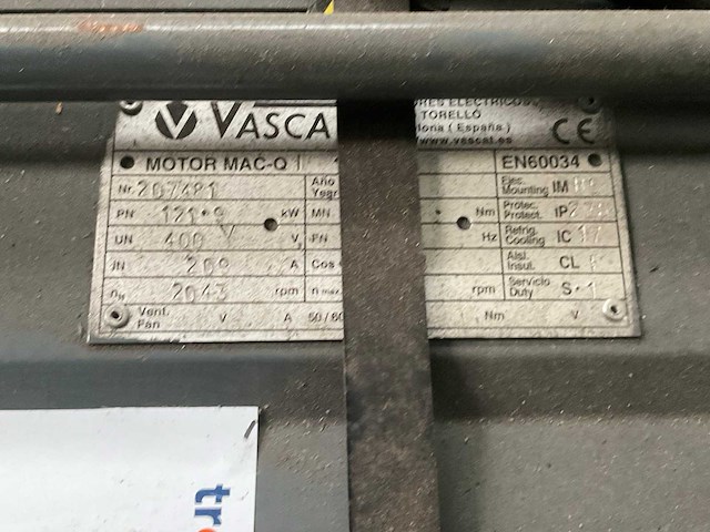 Vascat mac-qi 160 p elektromotor (2x) - afbeelding 6 van  6
