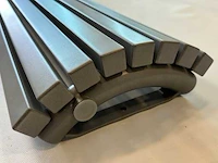 Vasco - carre halfrond - designradiator (2000x230 mm) - afbeelding 3 van  4