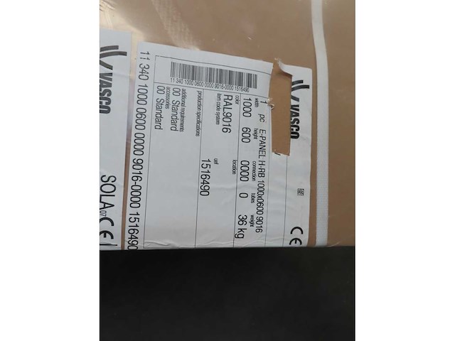 Vasco - e-panel h-rb 1000x0600 - elektrische paneelradiator 100x60cm - afbeelding 3 van  3