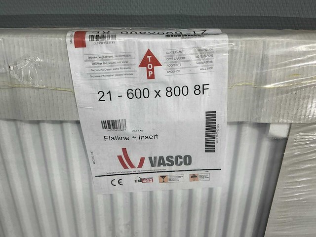 Vasco - muurradiator 80 x 60 cm - afbeelding 4 van  6