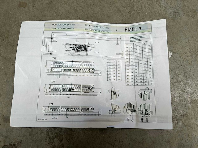 Vasco - radiator - 82 x 40,5 cm - afbeelding 3 van  3