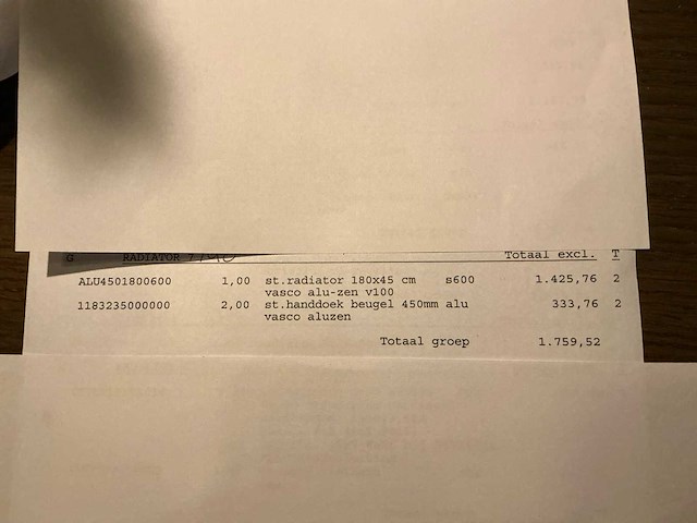 Vasco alu zen 100 designradiator - afbeelding 5 van  5