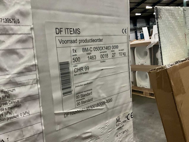 Vasco bathline bb-c designradiator 50x146,3cm - afbeelding 3 van  4