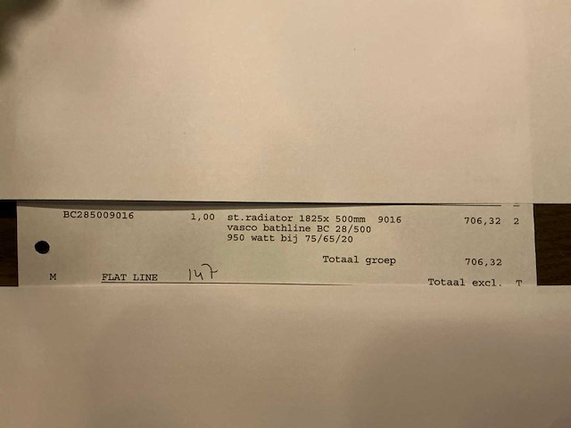 Vasco bathline bc 28/500 designradiator - afbeelding 4 van  4