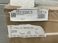 Vasco e-panel ep-h-rib elektrische radiator 100x60cm - 1500w - wit ral 9016 - afbeelding 4 van  4