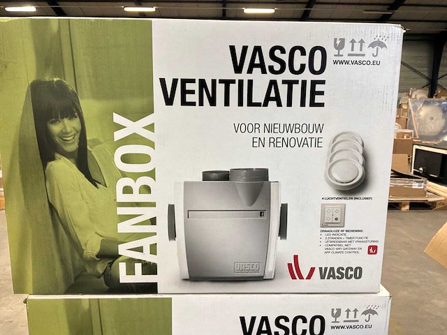 Vasco fanbox c400 basic rf le ventilatie (3x) - afbeelding 2 van  4