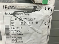 Vasco gk designradiator 600x1672 ral9016 875w (2x) - afbeelding 3 van  4