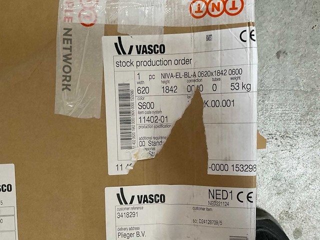 Vasco niva-el-bl-a elektrische radiator 620x1842mm met blower - afbeelding 5 van  8