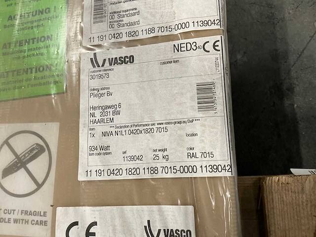 Vasco niva n1l1 designradiator 42x182cm - afbeelding 6 van  6