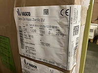 Vasco niva n1l1 handdoekradiator 52x122cm - afbeelding 2 van  3