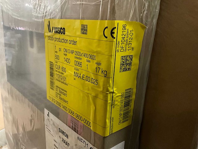 Vasco oni o-np designradiator 50x140cm - afbeelding 2 van  3