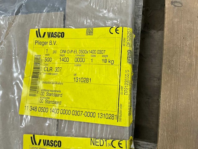 Vasco oni o-p-e-l designradiator 500x1400mm - afbeelding 2 van  4