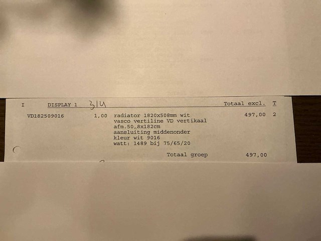 Vasco vertiline vd verticale designradiator - afbeelding 3 van  3