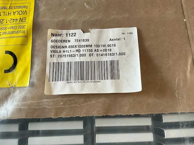 Vasco viola horizontale designradiator 650x1000mm - afbeelding 7 van  8