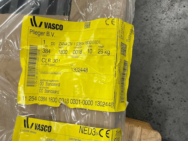 Vasco zana zv-1 designradiator 384x1800mm - afbeelding 2 van  4