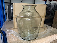 Vase vayen ø29xh40cm mouthblown recycled (214x) - afbeelding 1 van  3