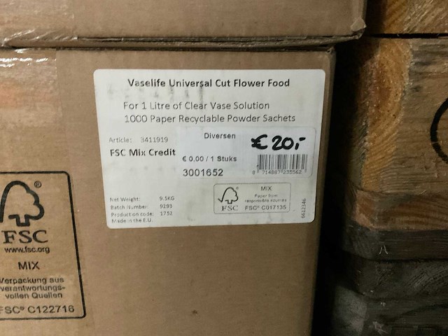 Vaseline universal cut flower food bloemvoeding in zakjes (4x) - afbeelding 6 van  7