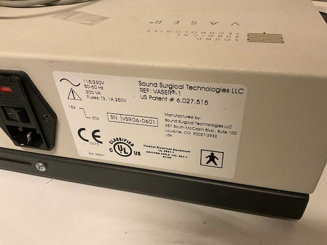 Vaser liposuctie apparatuur - afbeelding 4 van  4