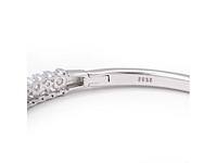 Vaste armband pave met meerdere rijen briljanten - afbeelding 8 van  8