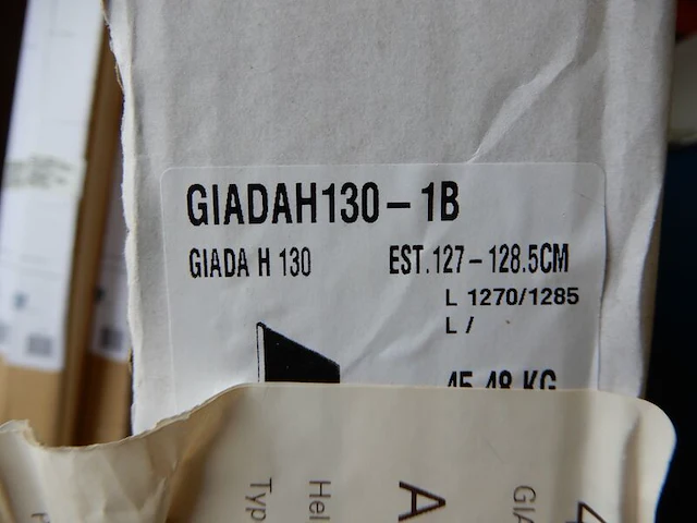 Vaste douchewand inloopdouche, novellini, giadah 130-1b - afbeelding 2 van  2