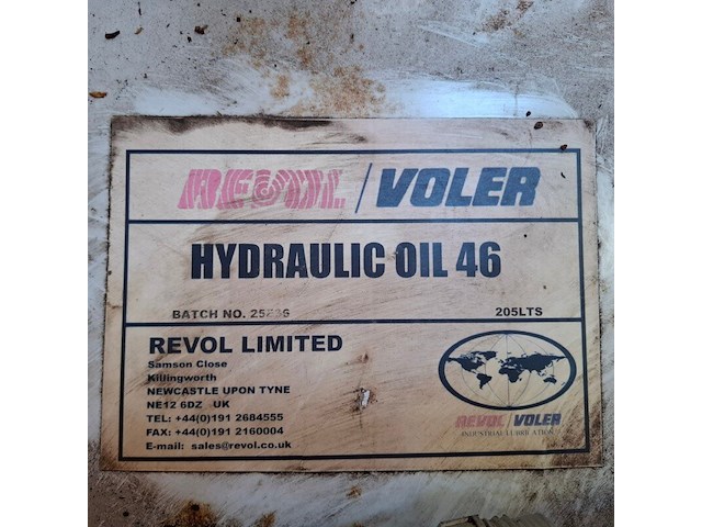 Vat a 205 liter hydrauliek olie recol / voler, 46 - afbeelding 2 van  2