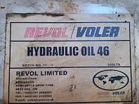 Vat a 205 liter hydrauliek olie recol / voler, 46 - afbeelding 2 van  2