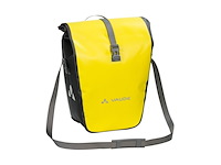 Vaude aqua back single fietstas 24 l canary waterdichte rolsluiting - afbeelding 1 van  2