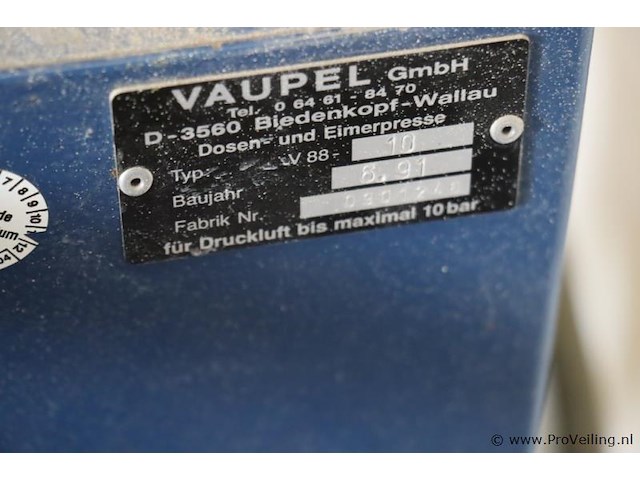 Vaupel blik- en emmerpers v 88 - 10 - afbeelding 8 van  8