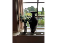 Vazen met kunstbloemen (2x) - afbeelding 2 van  2