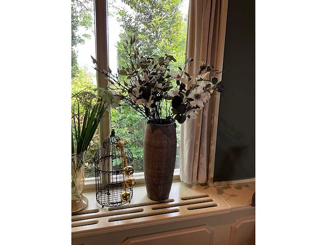 Vazen met kunstbloemen (3x) - afbeelding 5 van  6