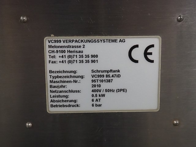 Vc999 verpackungssysteme ag - afbeelding 3 van  11