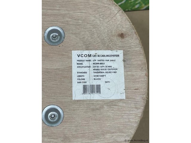 Vcm nc544-300.6 netwerkkabel op haspel - afbeelding 2 van  3